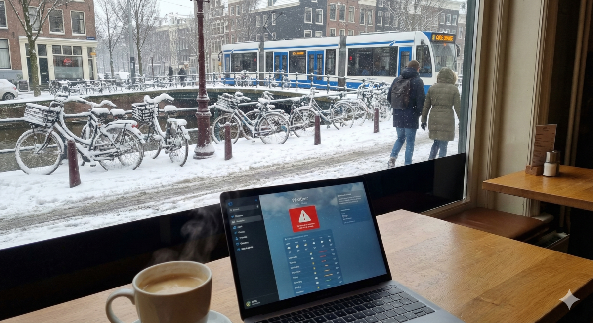 Weather alarm code orange snow